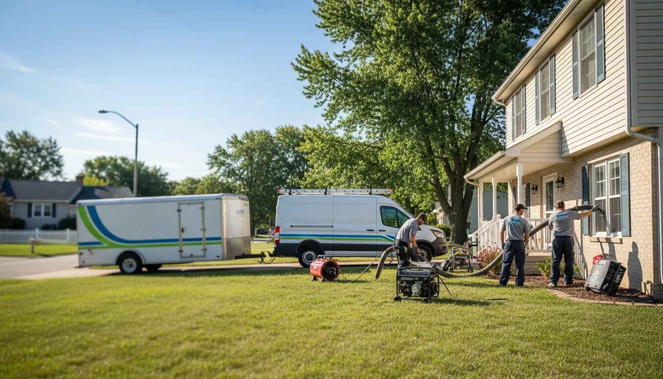 Flooded Basement Restoration And Cleanup With Repair in Myersville, MD near me